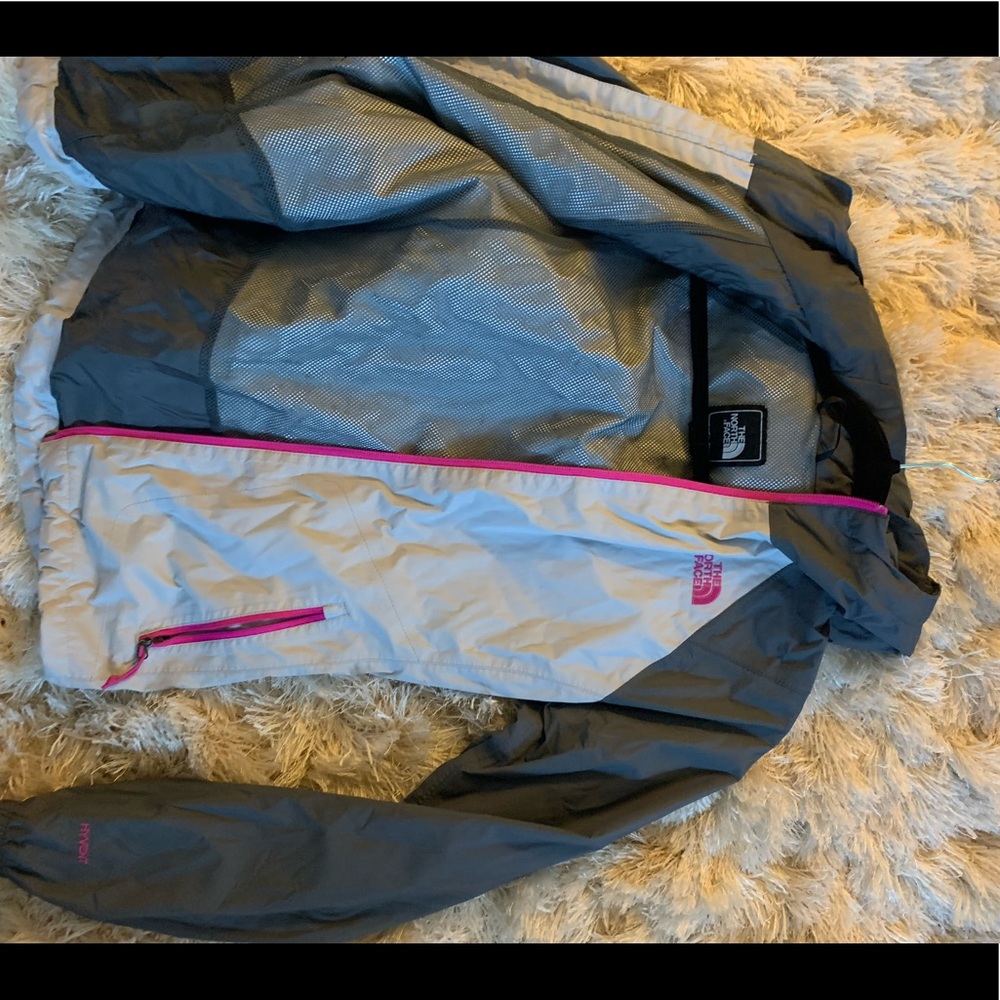 north face rain coat